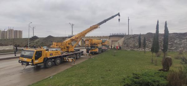 130 tonluq Dəmiryol Körpüsünün demontajı, daşınması və boşaldılması