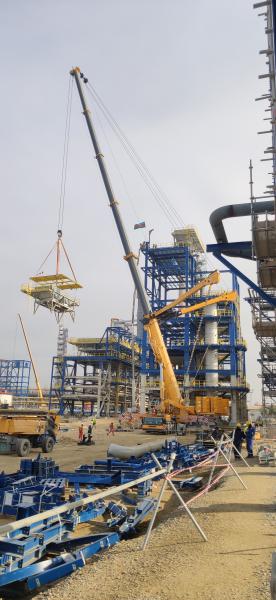 Socar HAOR - 65 tonluq yüklərin 90 metr hündürlüyə qaldırılması